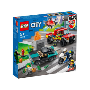 LEGO® City Brandräddning och polisjakt 60319