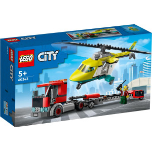 LEGO® City Räddningshelikoptertransport 60343