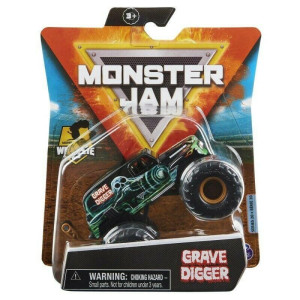 Monster Jam 1:64 Wheelie Bar Grave Digger