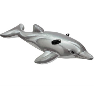 INTEX Delfin Ride-On Baddjur grå