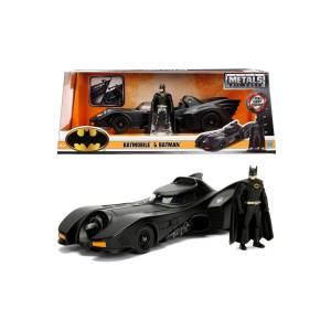 Batman Batmobile med figur Metall 1:24