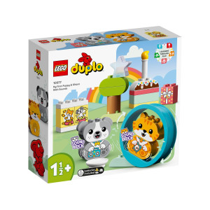 LEGO® DUPLO Min första hundvalp & kattunge med ljud 10977
