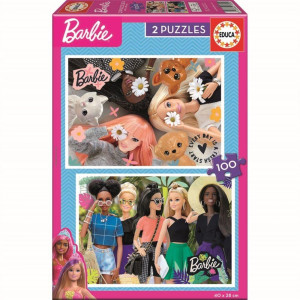 Educa Barbie Pussel 2x100 bitar 19300