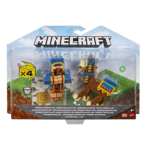 Minecraft Figur 2-pack Wandering Trader and Llama