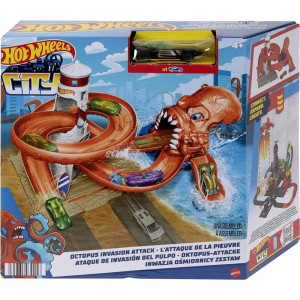 Hot Wheels City Octopus Invasion Attack